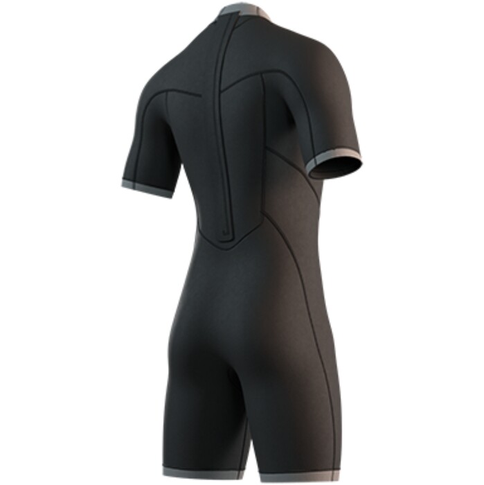 2025 Mystic Mens Brand 3/2mm Back Zip Flatlock Shorty Wetsuit 35000.250035 - Dark Olive